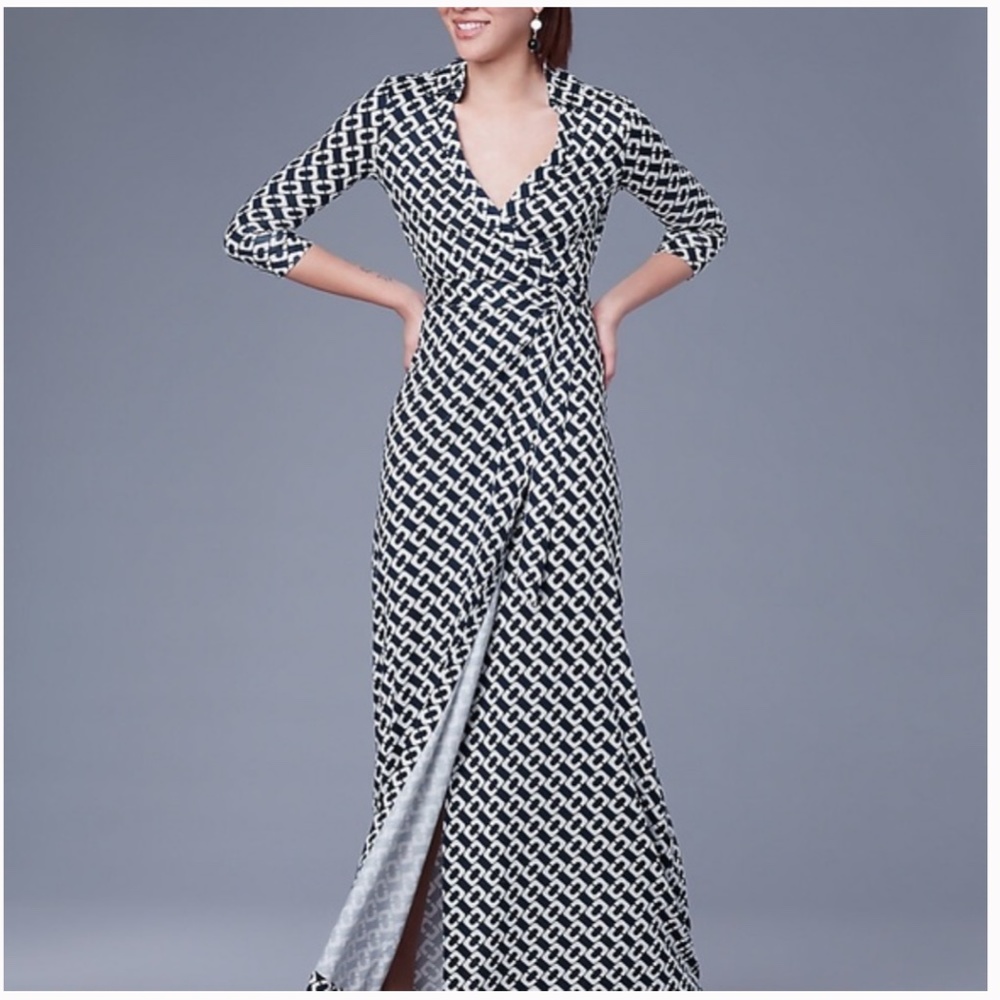 Abigail Silk Jersey Wrap Dress